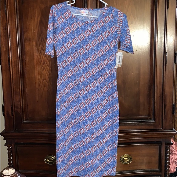 LuLaRoe Dresses & Skirts - Lularoe 4th of July Julia!! LuLaRoe Dresses & Skirts - Lularoe 4th of July Julia!!